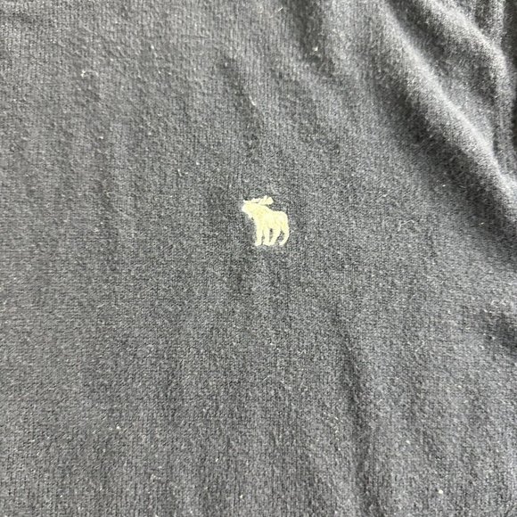Abercrombie Fitch Mens Soft AF Sweater Size Large Blue Cashmere Blend Preppy - Picture 5 of 10